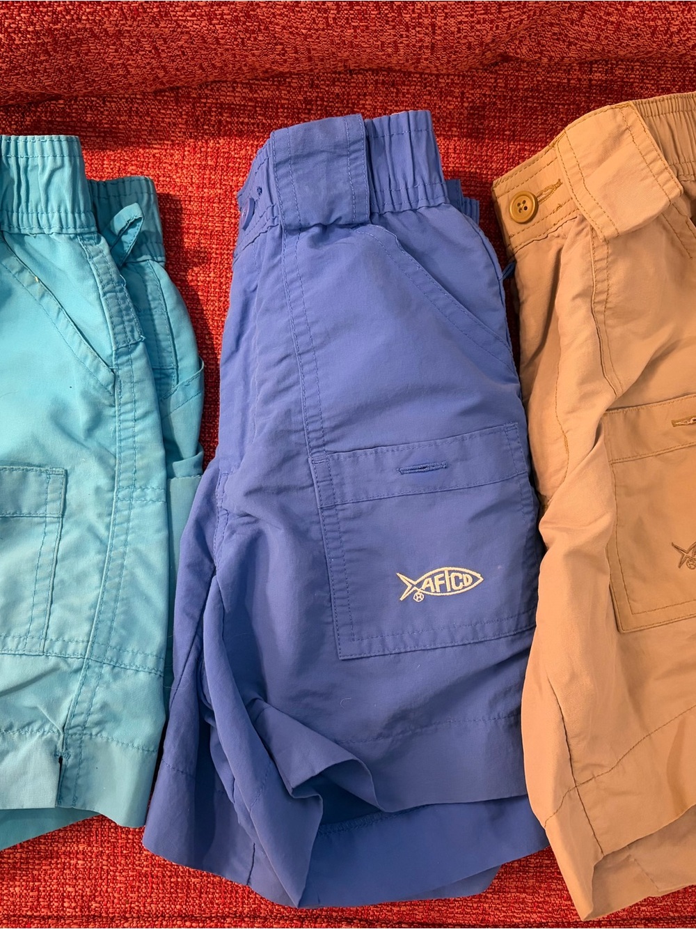 AFTCO Kids Blue CORE Fishing Shorts